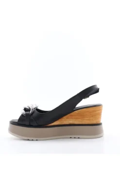 Donnaflo Sandalo zeppa 98216 Nero