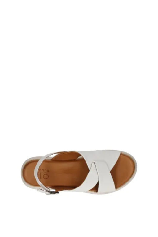 Donnaflo Sandalo zeppa 2626 Off white