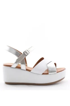Donnaflo Sandalo zeppa 0243 Silver