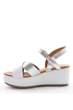 Donnaflo Sandalo zeppa 0243 Silver