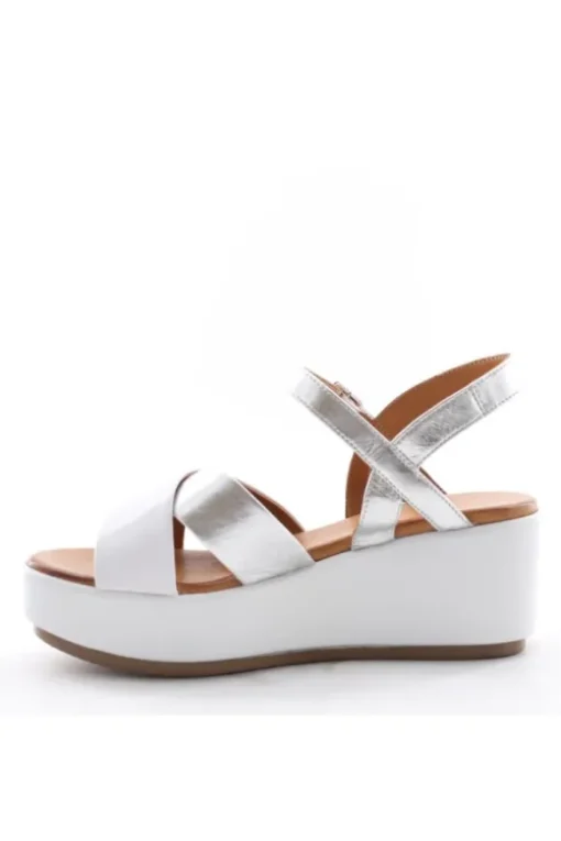 Donnaflo Sandalo zeppa 0243 Silver