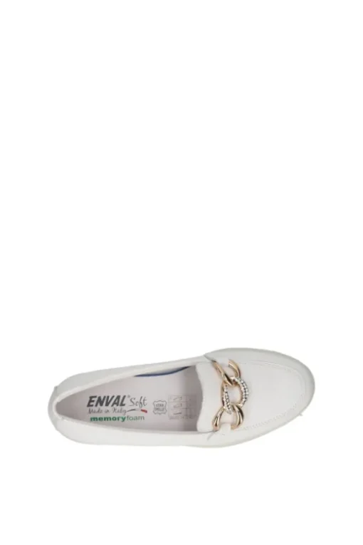 Enval Mocassino 77612 Bianco