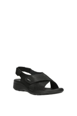 Enval Sandalo zeppa 77769 Nero