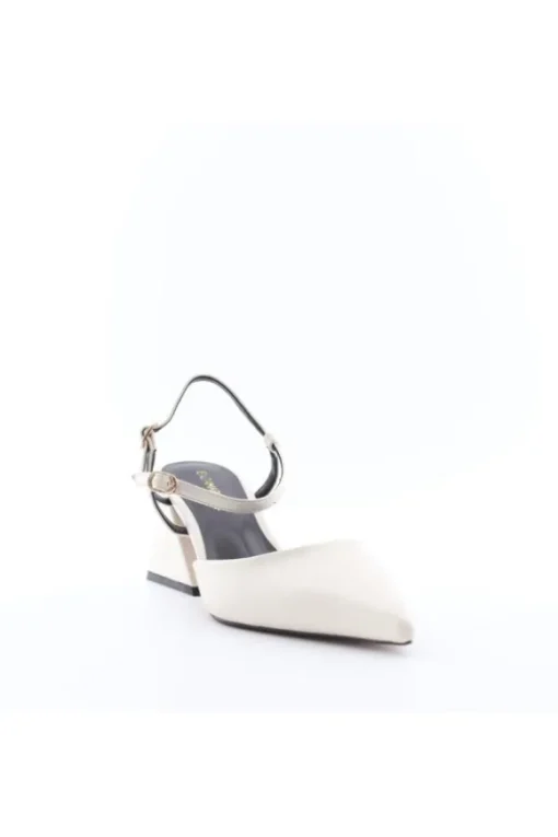 Enzamarchese Sandalo tacco 46135 Off white