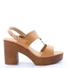 Florali Sandalo tacco B3344 Cuoio