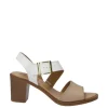 Florali Sandalo tacco Mt64 Nude
