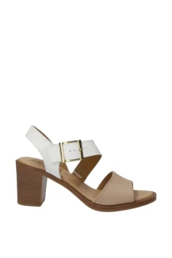 Florali Sandalo tacco Mt64 Nude