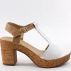 Florali Sandalo tacco P2495 Bianco