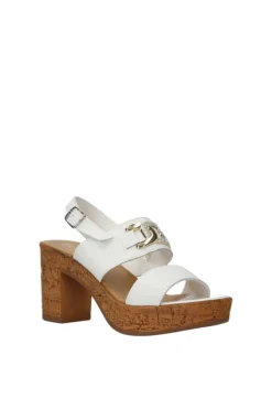 Florali Sandalo tacco T3475 Bianco