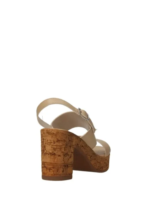 Florali Sandalo tacco T3475 Beige