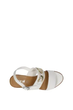Florali Sandalo tacco T3475 Bianco