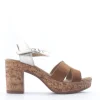 Florali Sandalo tacco T3284 Cuoio