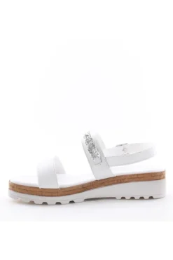 Florali Sandalo zeppa C3330 Bianco