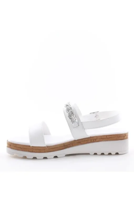 Florali Sandalo zeppa C3330 Bianco