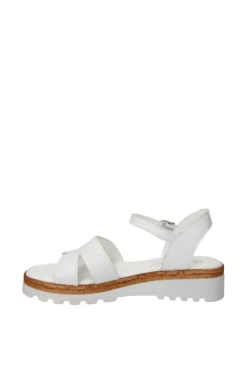 Florali Sandalo zeppa C3284 Bianco