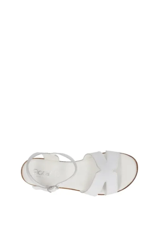 Florali Sandalo zeppa C3284 Bianco