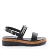 Florali Sandalo zeppa C3330 Nero