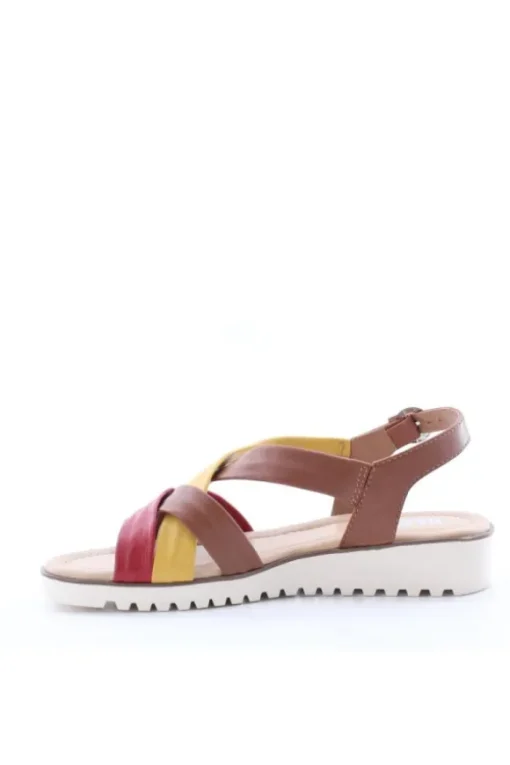 Florali Sandalo zeppa C001 Tan