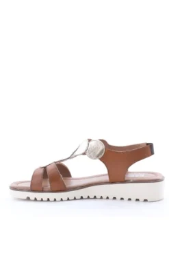 Florali Sandalo zeppa C005 Tan