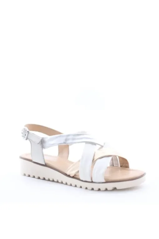 Florali Sandalo zeppa C001 White