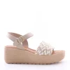 Florali Sandalo zeppa It12 Bian/nude