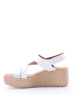 Florali Sandalo zeppa It13 Arge/bianc