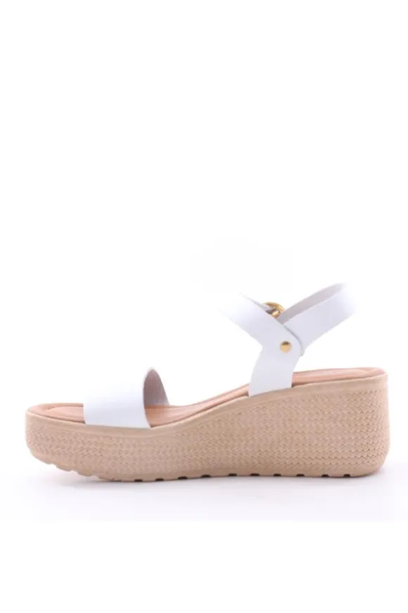 Florali Sandalo zeppa It03 Bianco