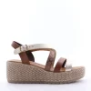 Florali Sandalo zeppa Ktn45 Platino