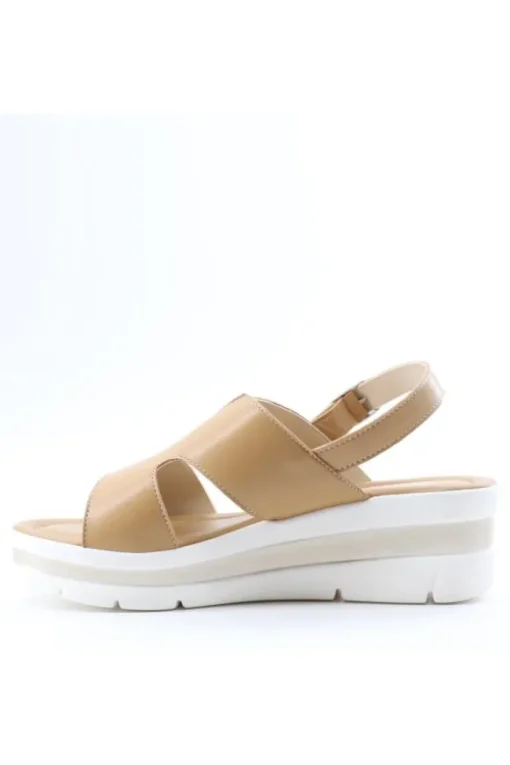 Florali Sandalo zeppa O3214 Naturale