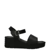 Florali Sandalo zeppa Td44 Nero