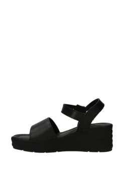 Florali Sandalo zeppa Td44 Nero