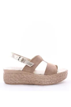 Florali Sandalo zeppa X3224 Platino