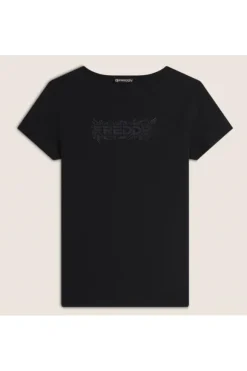Freddy T-shirt manica corta F4wcrt3 Nero