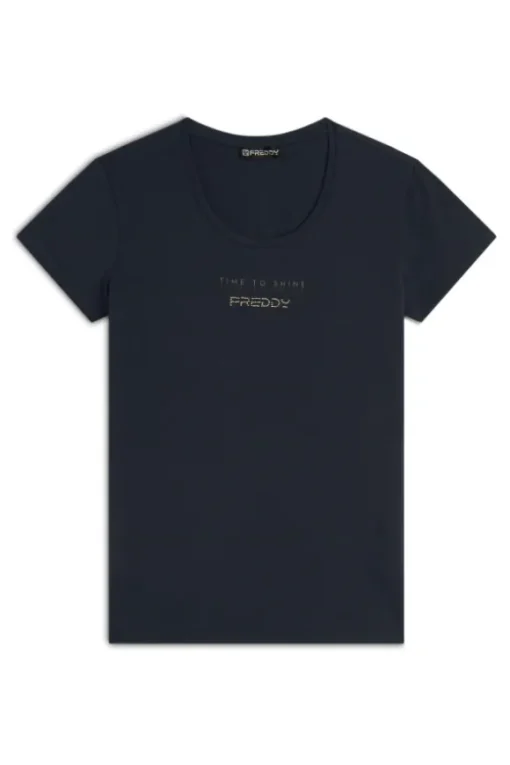 Freddy T-shirt manica corta 25wcrt3 Dark sapph