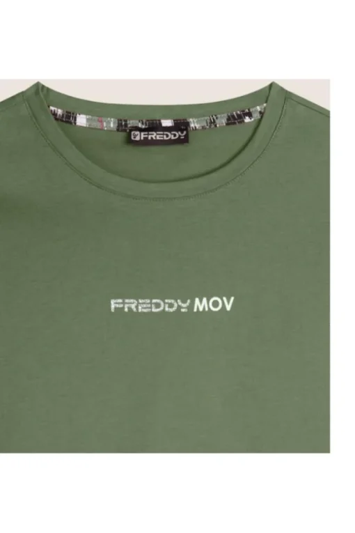 Freddy T-shirt manica corta F4wmvt2 Sea spray