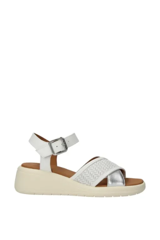 Geox Sandalo zeppa D550eg White