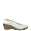 Greenhill Sandalo zeppa 15531 Bianco