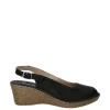 Greenhill Sandalo zeppa 15531 Nero