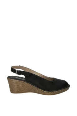 Greenhill Sandalo zeppa 15531 Nero