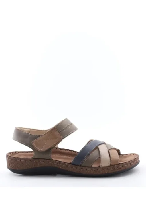 Greenhill Sandalo zeppa 43170 Kaki