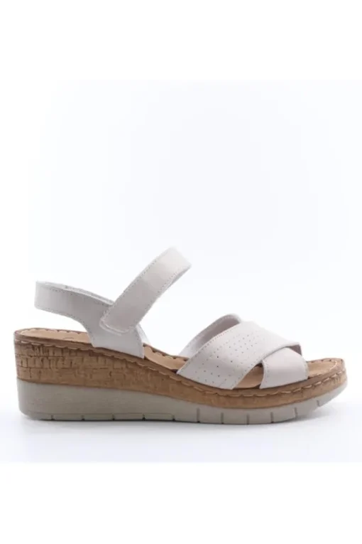 Greenhill Sandalo zeppa 50120 Ghiaccio