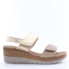 Greenhill Sandalo zeppa 50090 Oro
