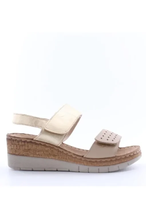 Greenhill Sandalo zeppa 50090 Oro
