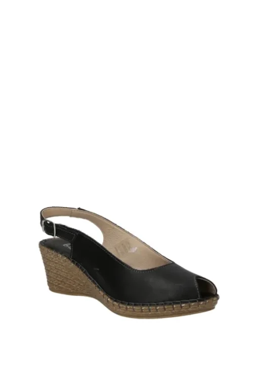Greenhill Sandalo zeppa 15531 Nero