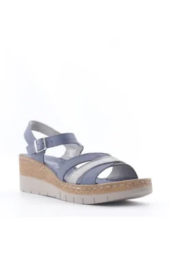 Greenhill Sandalo zeppa 43890 Bluette