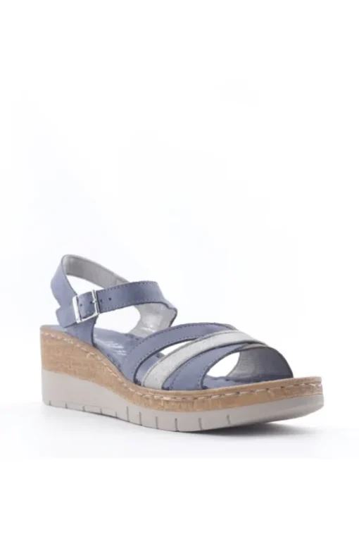 Greenhill Sandalo zeppa 43890 Bluette