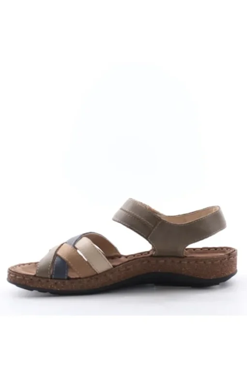 Greenhill Sandalo zeppa 43170 Kaki