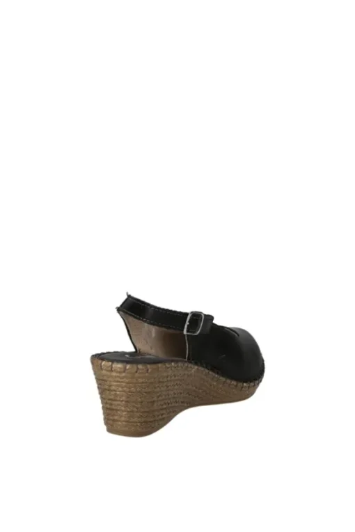 Greenhill Sandalo zeppa 15531 Nero