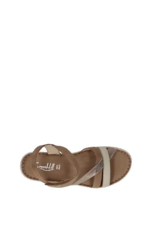 Greenhill Sandalo zeppa 48310 Pietra