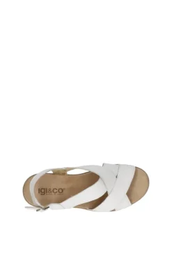 Igi e co Sandalo tacco 56762 Bianco